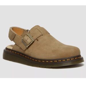 Dr. Martens JORGE II Tumbled Nubuck Leather Slingback Mules